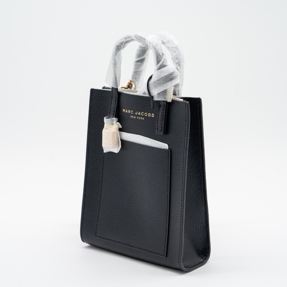 Marc Jacobs Mini Micro Grind Black Tote Bag Leather - Picture 3 of 10